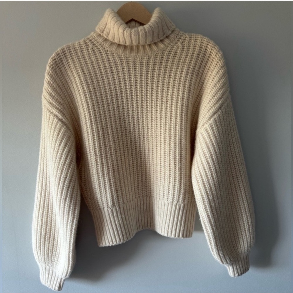 & OTHER STORIES Balloon Sleeve Knit Sweater Size XS